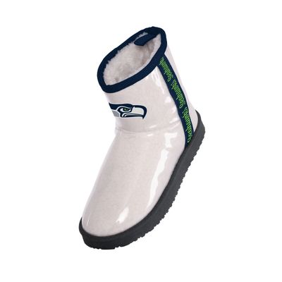 FOCO Seattle Seahawks Sherpa Lined Rain Boot - Womens Large