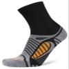 Balega Ultralight Lightweight Performance Crew Athletic Running Socks for Men and Women (1 Pair), Black/Grey Heather, Small view 1