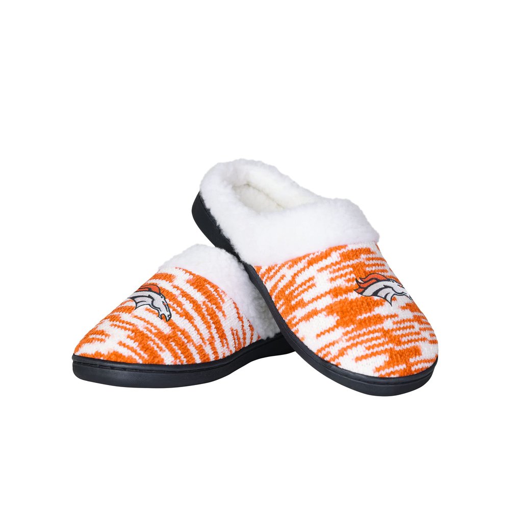 FOCO Denver Broncos Sherpa Lined Colorblend Cup Sole - Womens Medium