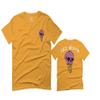 0258. Cool Graphic Candy Ice Cream Skull Summer Till Death Society streetwaer for Men T Shirt (Gold 2X-Large) view 1