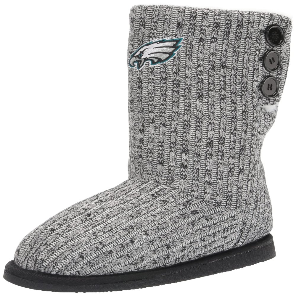 FOCO Philadelphia Eagles Colorblend Button Boot - Womens Extra Large