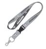 NHL Pittsburgh Penguins Lanyard 2-Tone Grey/Charcoal, 1 Inch Width, Detachable Buckle view 1