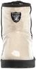FOCO Las Vegas Raiders Sherpa Lined Rain Boot - Womens Medium view 2