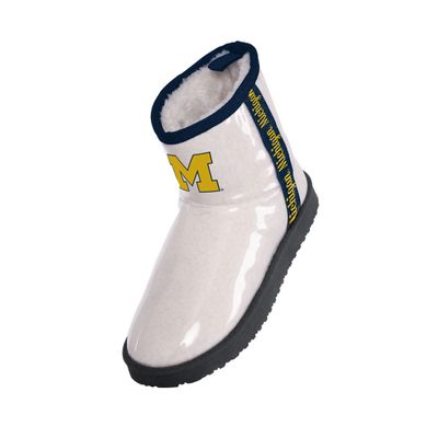FOCO Michigan Wolverines Sherpa Lined Rain Boot - Womens Medium