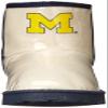 FOCO Michigan Wolverines Sherpa Lined Rain Boot - Womens Medium view 2