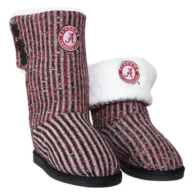 FOCO Alabama Crimson Tide Colorblend Button Boot - Womens Small
