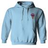 0258. Cool Graphic Candy Ice Cream Skull Summer Till Death Society streetwaer Sweatshirt Pullover Hoodie (Light Blue X-Large) view 2