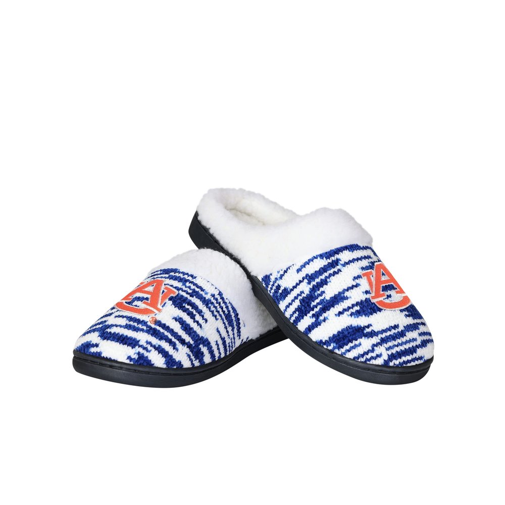 FOCO Auburn Tigers Sherpa Lined Colorblend Cup Sole - Womens Small