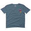 0258. Cool Graphic Candy Ice Cream Skull Summer Till Death Society streetwaer for Men T Shirt (Indigo 2X-Large) view 2