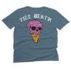 0258. Cool Graphic Candy Ice Cream Skull Summer Till Death Society streetwaer for Men T Shirt (Indigo 2X-Large) view 3