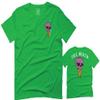 0258. Cool Graphic Candy Ice Cream Skull Summer Till Death Society streetwaer for Men T Shirt (Irish Green 2X-Large) view 1