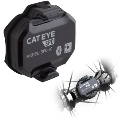 CATEYE Magnetless Speed/Cadence Sensors IPX7 Waterproof Wireless Bluetooth ANT+ Bike Computer RPM Sensor for Road, Spin Bikes and Smart Trainers, Compatible with Rouvy, Zwift, Peloton, Wahoo