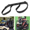 Golf Bag Holder Strap Bracket Rack Assembly | Golf Bag Attachment for Golf Cart Rear Seat- Black Fits 1987-Up Club Car DS Gas & Electric Golf Carts Replace#1013935 view 2
