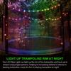 Waybelive LED Trampoline LightsRemote Control Trampoline Rim LED Light for 10Ft Trampoline, 16 Color Change by Yourself, WaterproofSuper Bright to Play at Night Outdoors view 3