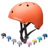 CELOID Kids Bike Helmet,Youth Skateboard Helmets for Ages 8-10-14 Years Boys Girls,Adjustable Multi-Sport Bicycle Skateboarding Football Roller Skating Scooter Rollerblade Balance Bike Helmet,Orange view 1