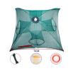 Bclla Zkenyao-net Fishing Folded Portable 20 Holes Fishing Net, Casting Crayfish Catcher Shrimp Minnow Crab Baits Trap Cages Mesh, (Color : 4 Imports) view 2