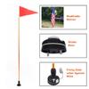 RANDDER 4ft Kayak Flag Track Mount Safety Flag Easy Installation with Stable Base, Visibility Kit for Boat Canoe Yacht Dinghy DIY Accessories view 3