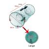Bclla Zkenyao-net Fishing Collapsible Cast Mesh Landing Bait Net for Crab Shrimp Minnow Crawfish Catfish, Folding Fish Trap Fishing Net, (Color : Green) view 4