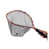Bclla Zkenyao-net Fishing 35 Cm Portable Handheld Fishing Dip Net, Rubber Landing Nets with Elastic Rope and Buckle, 4 Colors, (Color : Orange) view 2
