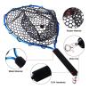 Bclla Zkenyao-net Fishing 54x30x24cm Handle Fly Fishing Nets, Foldable Fly Fishing Brail Blue Soft Rubber Landing Net, (Color : Red) view 2