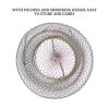 Bclla Zkenyao-net Fishing Cage Iron Wire Basket for Crabs Squid Shrimp,Foldable Metal Wire Fishing Net, (Color : 45cm) view 4