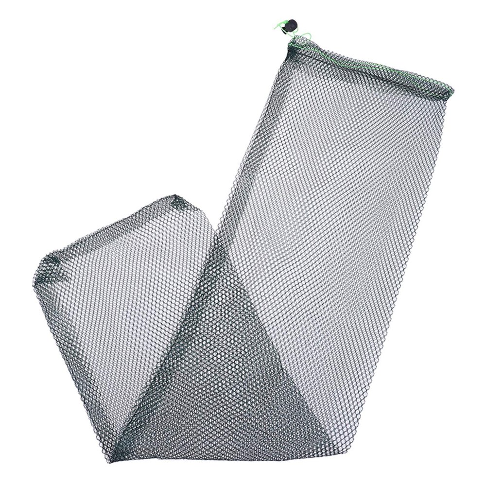 Bclla Zkenyao-net Fishing 1pc, Carp Bag Fish Keeper Net, Carp Mat Small Fishing Tackle Tool 75cmx20cm, (Color : Green)