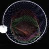 Bclla Zkenyao-net Fishing 3 Sizes Nylon Fishing Nets, Fishing Tools Rhombus Mesh, Hole Depth Folding Nylon Landing Net, (Color : 50 CM) view 1