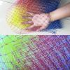 Bclla Zkenyao-net Fishing 3 Sizes Nylon Fishing Nets, Fishing Tools Rhombus Mesh, Hole Depth Folding Nylon Landing Net, (Color : 50 CM) view 3