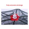 Bclla Zkenyao-net Fishing 4-16 Holes Automatic Umbrella Fishing Net, Shrimp Cage Nylon Foldable Crab Fish Trap Cast Net, Folding Fishing Mesh, (Color : 8 Sides 8 Holes) view 3
