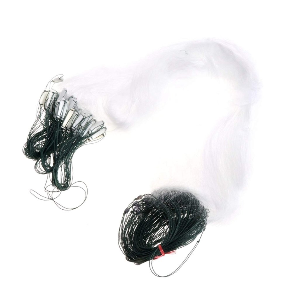Bclla Zkenyao-net Fishing Float Trap Net, 25m Fishing Net, 3 Layers Mesh Nylon Monofilament Durable Accessories