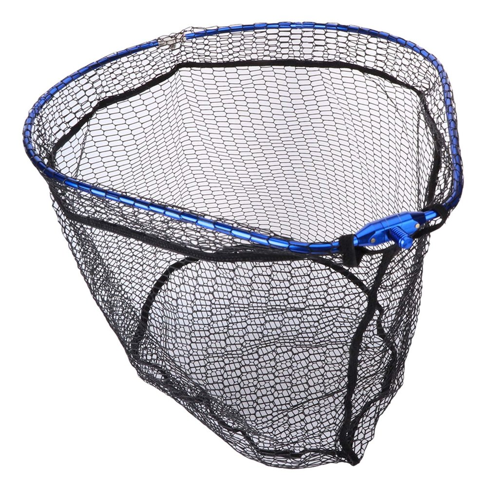 Bclla Zkenyao-net Fishing 55x44cm Large Folding Mesh, Foldable Fishing Landing Net, Aluminium Alloy Fishing Mesh Net