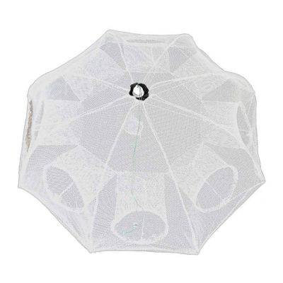 Bclla Zkenyao-net Fishing 4-20 Holes Automatic Fishing Net, Nylon Foldable Catch Fish Trap for Fishes Shrimp Minnows Crab Cast Mesh, (Color : Type A 8 Holes 04)