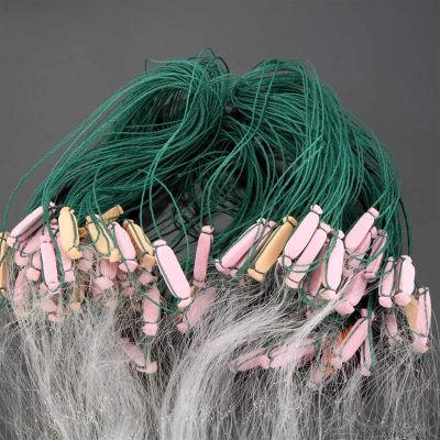 Bclla Zkenyao-net Fishing 25m 3 Layers Monofilament Fishing Gill Net, Float Fishing Network Mesh, Tackle Outdoor Trap Net Netting, (Color : Size 1 2.3cm)
