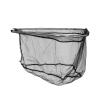 Bclla Zkenyao-net Fishing Stainless Steel Triangle Frame Head Foldable Soft Mesh Fishing Landing Net,Folding Fishing Brail Net, (Color : Black) view 2