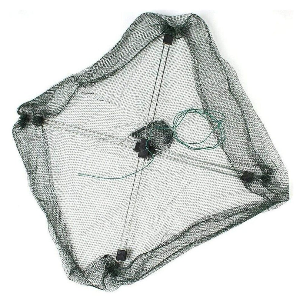 Bclla Zkenyao-net Fishing Portable Folded Fishing Net, Trap Durable Casting Network, Shrimp Minnow Crayfish Crab Baits Trap Cages, (Color : 80cm)
