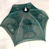 Bclla Zkenyao-net Fishing Shrimp Cage Nylon Foldable Crab Fish Trap Cast Net, Folding Fishing Network, 4/6/8/10/12/16/20 Holes Automatic Fishing Net, (Color : 6 Sides 12 Holes) view 1