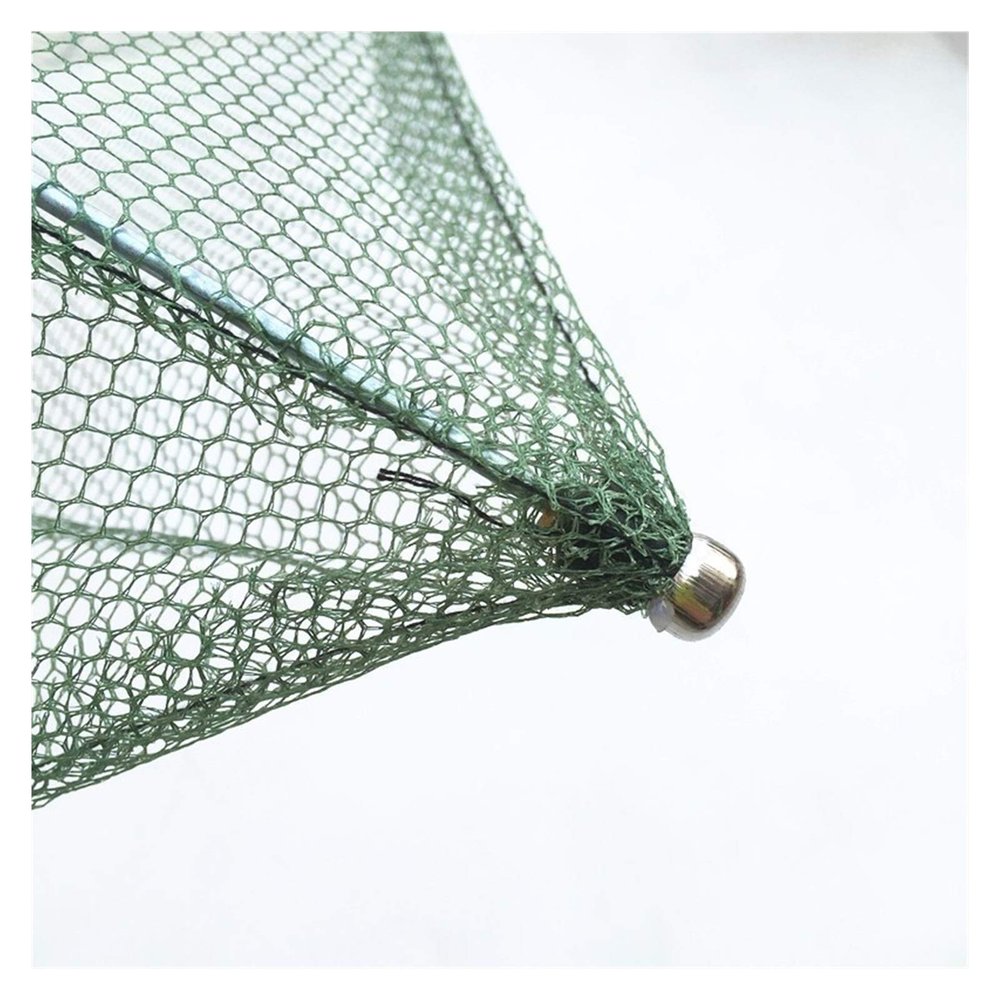 Bclla Zkenyao-net Fishing 60x60cm 80x80cm 100x100cm Square Fishing Landing Net, Trap Network for Catching Shrimp Crab Small Fishes Fishing Tool, (Color : 80x80cm)