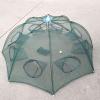 Bclla Zkenyao-net Fishing 8 Hole Folded Portable Fishing Net, Hexagon Fish Network Casting Nets, Crayfish Shrimp Catcher Tank Trap Cages Mesh, (Color : Green) view 3
