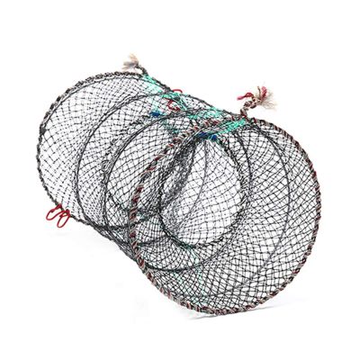 Bclla Zkenyao-net Fishing 1pc Fishing Collapsible Trap Cast Keep Net, Crab Crayfish Lobster Catcher Pot Trap Fish Net, (Color : Size 3)