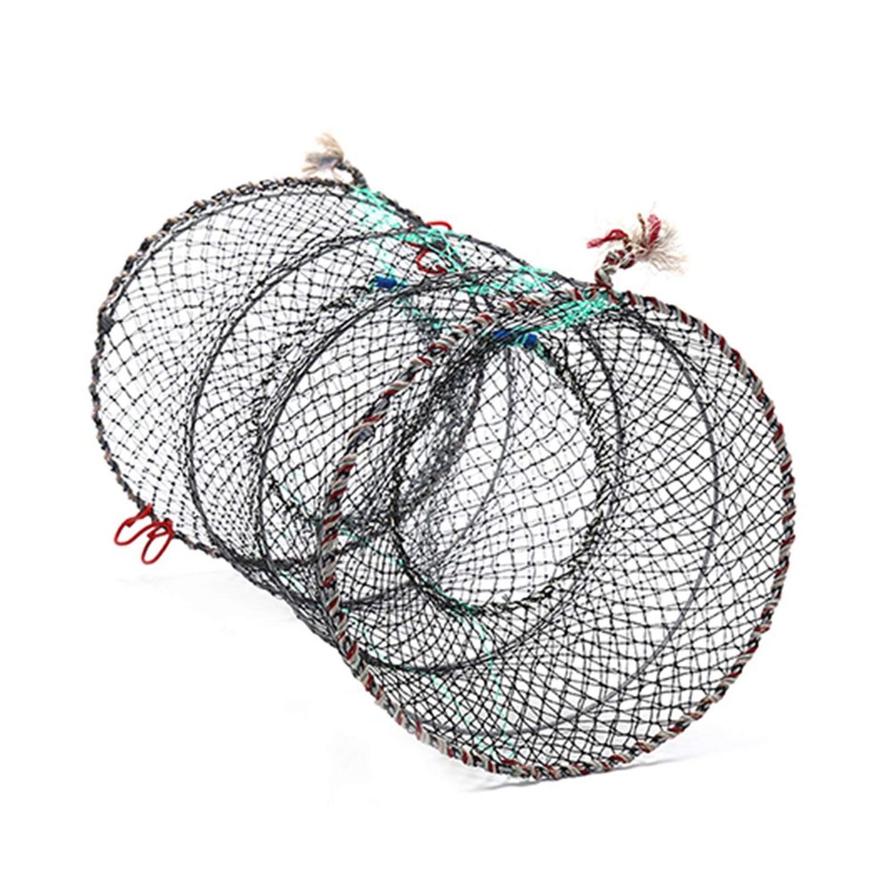 Bclla Zkenyao-net Fishing 1pc Fishing Collapsible Trap Cast Keep Net, Crab Crayfish Lobster Catcher Pot Trap Fish Net, (Color : Size 3)
