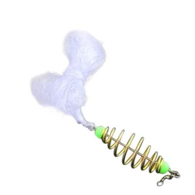Zkenyao-net Fishing Copper Spring Shoal Fishing Net with Night Luminous Beads Ball, Solid Ring Fishing Connector, Freshwater Fishing Tool, (Color : Size2 4x4cm)
