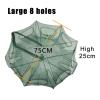 Bclla Zkenyao-net Fishing Shrimp Cage Nylon Foldable Crab Fish Trap Cast Net, Folding Fishing Network,2-16 Holes Automatic Fishing Net, (Color : L8h) view 2
