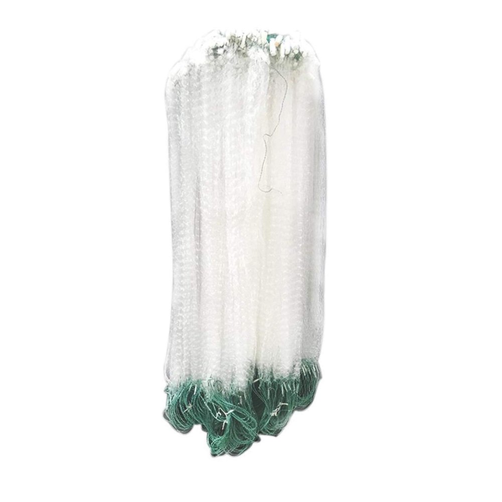Bclla Zkenyao-net Fishing 30m X 1.2m Fishing Net, Single Mesh Nylon Durable Float Trap Monofilament Gill Net, (Color : 2finger 30mX1.2m)