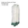 Bclla Zkenyao-net Fishing 30m X 1.2m Fishing Net, Single Mesh Nylon Durable Float Trap Monofilament Gill Net, (Color : 2finger 30mX1.2m) view 2