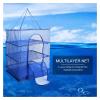 Bclla Zkenyao-net Fishing Foldable 4 Layers Fish Net, Drying Rack Folding Mesh, Hanging Non-Toxic Dishes Hanger, (Color : 40x40x66) view 4