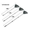Bclla Zkenyao-net Fishing Pole Folding Landing Net for Fly Fishing,Aluminum Alloy 150/170/210cm Retractable Fishing Net, (Color : 2.1M) view 2