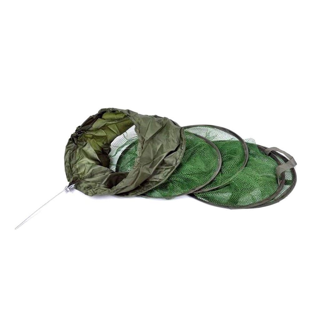 Bclla Zkenyao-net Fishing 5 Layers Collapsible Long Fishing Net, 140x30cm Cage Shrimp Minnow Fishing Bait Trap Dip Net Cages, (Color : 1.2M)