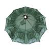 Bclla Zkenyao-net Fishing 4-20 Holes Automatic Fishing Net, Nylon Foldable Catch Fish Trap for Fishes Shrimp Minnows, Crab Cast Mesh, (Color : 10 Sides 20 Holes) view 1