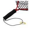 Bclla Zkenyao-net Fishing 35 Cm Portable Handheld Fishing Dip Net, Rubber Landing Nets with Elastic Rope and Buckle, 4 Colors, (Color : Blue) view 3