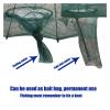 Bclla Zkenyao-net Fishing Fishing Trap Portable Folding Crayfish Catcher Mesh,4/6/8/10 /12/16/20 Hole Automatic Fishing Net, (Color : 16 Imports) view 4